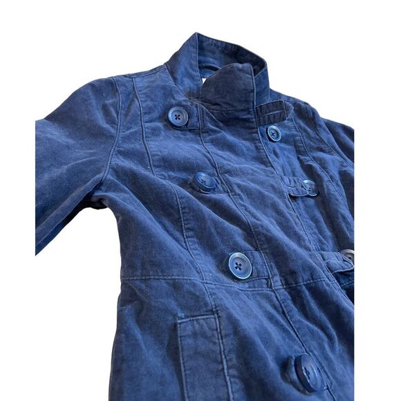 Mossimo Supply Blue Cotton Velvet Blazer Jacket - Size L - Picture 5 of 5